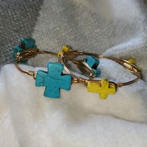 Set of 2 Bourbon and Bowties Bracelets